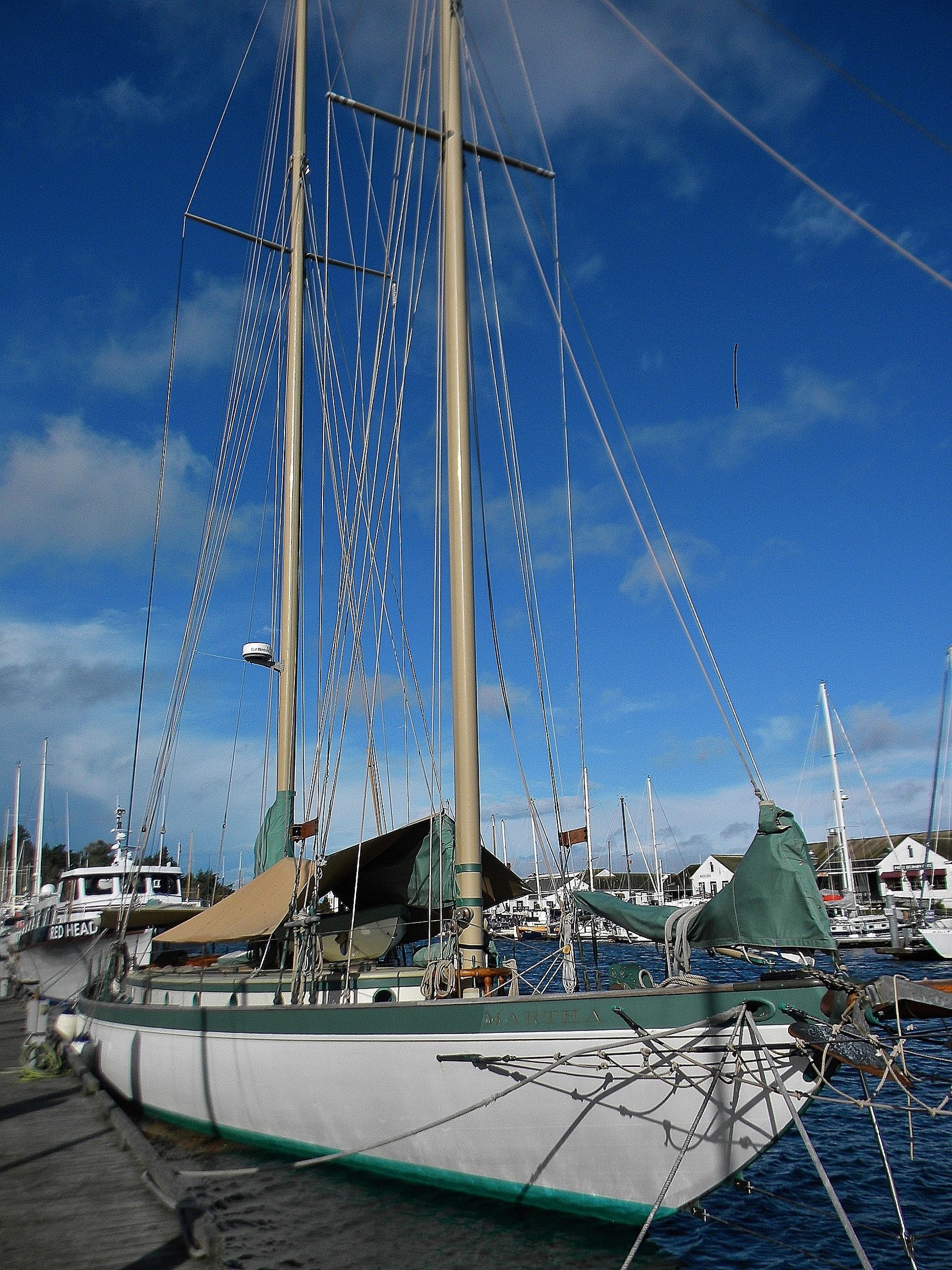 The schooner Martha, Crowninshield-designed and Stone-built in 1907, at Port Townsend
