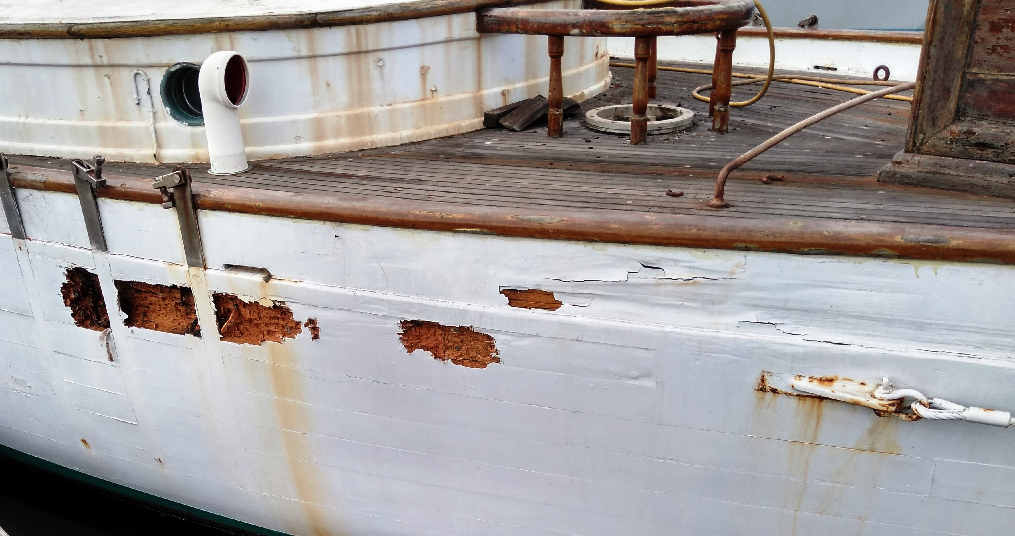 Yankee's hull at KKMI in November 2019