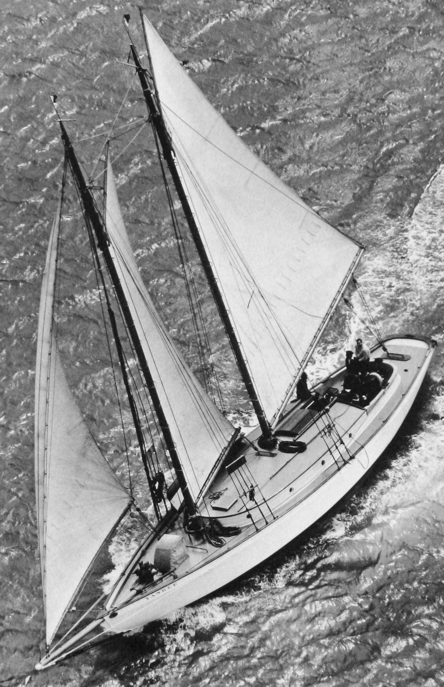 Yankee under sail, 1941